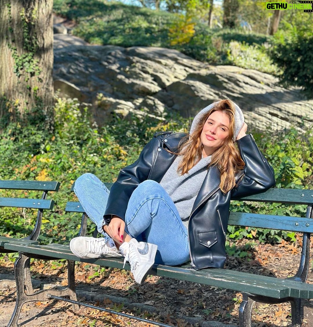 Rafa Brites Instagram - Um solzinho nesse frio delicia que esta aqui em NY! Central Park, New York
