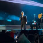 Rafa Brites Instagram – Luis Miguel ! Mais um sonho musical realizado! Que show! Que chuva! Rsrsrs Obrigada pela surpresa amor @andreolifelipe . E obrigada aos meus pais pelas viagens de carro ouvindo boleros do Gardel . ♥️