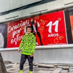Rafa Polinesio Instagram - Hoy cumplimos 11 años de esta gran aventura e iniciamos con su regalo!! GRACIAS por su amor. Nadie nos había hecho algo así!! 🥺 Contexto: Polinesios se organizaron para poner este espectacular en la Ciudad e Mexico y celebrar el inicio de 11 años juntos. (Insurgentes 19 por si lo quieren visitar) Mexico City, Mexico