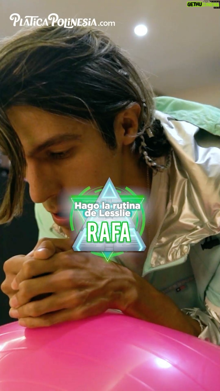 Rafa Polinesio Instagram - Recuerdan cuando hice todo la rutina de lesslie por un día ??