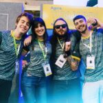 Rafael Lange Instagram - ultimo dia 💛 amor demais - valeu @bancodobrasil por me convidar pra essa BGS, foi um absurdo #tamojuntonessegame Brasil Game Show