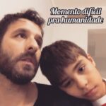 Rafinha Bastos Instagram - Difícil explicar pra uma criança quando catástrofes como essa acontecem no mundo. #ForçaPlaneta