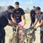 Raftaar Instagram – Thank you mere bhai @raftaarmusic for joining us today and making 264th week of @beachwarriorsindia strongest 💪✨️

#Earthday became even more special  with your presence and motivation 💚✨️

Eagerly waiting for more such projects together 🤞

Love you Bhai 🧿🤗❤️ Juhu Koliwada