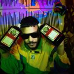 Raftaar Instagram - 2 in hand is better than 1 in the bar 😉 #BeTheMeister #IceColdShots #GoDark @jagermeister.india 📸 @kapil_khilnani