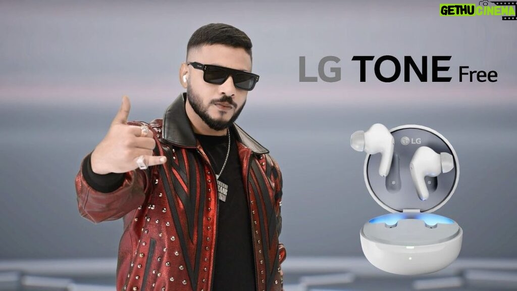 Raftaar Instagram - Want to experience what real music sounds like? Here is #LGToneFree #FP9 for you. The roaring bass and exceptional sound quality will get you up and moving in no time. Plus it saves your ears from harmful bacteria, how cool is that? Experience it now! @lg_india With the beautiful @zarakhan Visit https://bit.ly/3qKXDEm Music @akshayraheja Managers @vivzzzk @shl89 Stylist @volambiladki Makeup @im.swapnil Hair @sonu.p.bhatia Security @ehtesham.siddique.7 #ToneFree #WirelessEarbuds #BluetoothEarbuds #RoaringBass #NoiseCancellation #MeridianSound #RapMusic #BestAudio #InEars #Music #Safety #UVNano #Hygiene #BacteriaFree