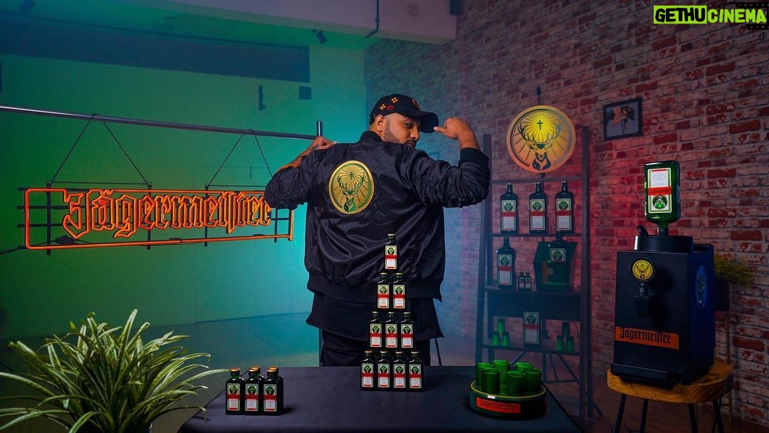 Raftaar Instagram - We’re calling the shots tonight ❌ Time to have fun! #Friyay with @jagermeister.india #IceColdShots #GoDark #BeTheMeister