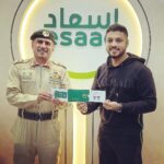Raftaar Instagram - Thank you @alhammad_exotic_pet Sir for the #ESAAD Privilege Card & having us at your office. Amazed at the warmth and humility showed to us. You are an OG. ⁣~ Thank you @dubaipolicehq , @hhshkmohd @faz3 @uncle_Saeed @dhpgs @dubaipolicehq Lots Of Love To Dubai 🔥❤️. ⁣~ Special coordination by @Evergreendxb Team @Mohammadrihab_ @Hasinhasi Ji Love and blessings to the team.