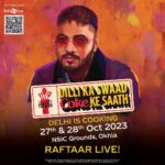 Raftaar Instagram – Delhi, it’s time to bring the swag! 💥
@raftaarmusic is in the house, and we’re about to set the stage on fire at Delhi Is Cooking! 🔥 Don’t miss the epic performance on 27th October.

Tickets: Link in bio

#DelhiIsCooking #CocaColaIndia #RealMagic