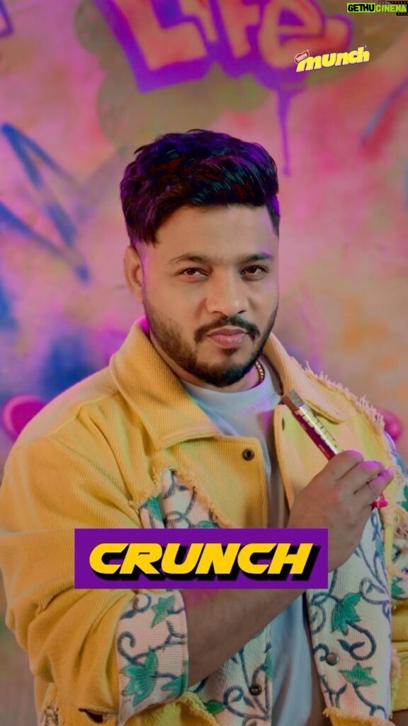 Raftaar Instagram - Jab log karein doubt, show them your crunch. Make a reel and vibe to the track to silence your doubters. Post karo apni feed mein and tag karo mujhe aur @nestle.munch ko. Don’t forget to use #ShowYourCrunch