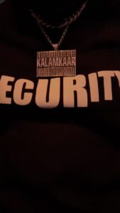Raftaar Instagram - When I snuck into Kr$na’s concert as security. 🥷🥷🥷 This here is my response to your response on my EP. ⭕️🩸⭕️. Bacardi Nh7 Weekender, Pune