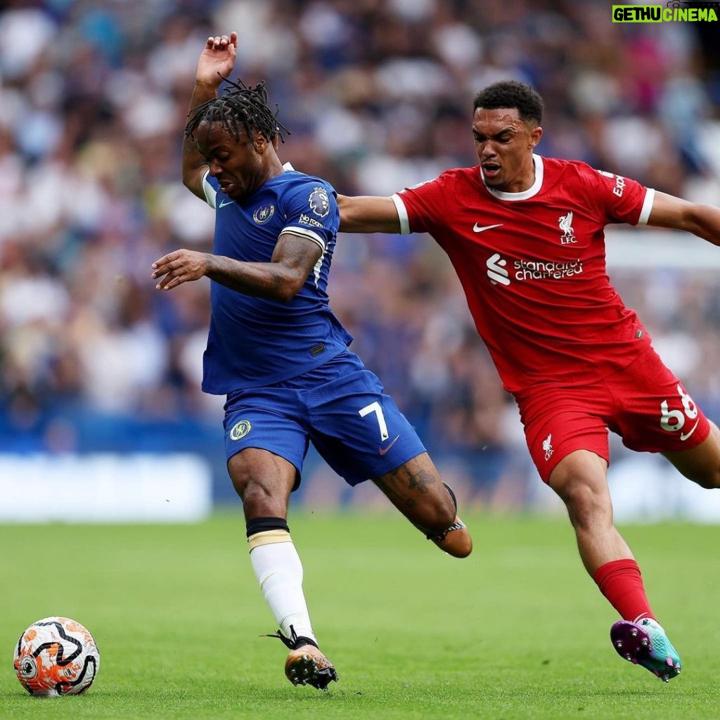 Raheem Sterling Instagram - Solid start 🔵 Great to be back at the Bridge 💙 Stamford Bridge