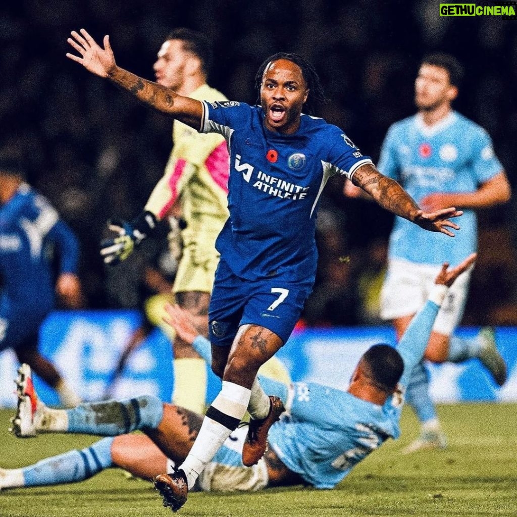 Raheem Sterling Instagram - Proud of the team tonight. We are coming 🔵🔥