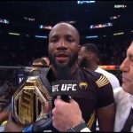 Raheem Sterling Instagram - “LOOK AT ME NOW” 🗣🗣 From the Trenches to Champion of the world 👑 Anybody that doubted is nowhere to be seen. Congrats champion @leonedwardsmma 🇯🇲🇯🇲🇯🇲