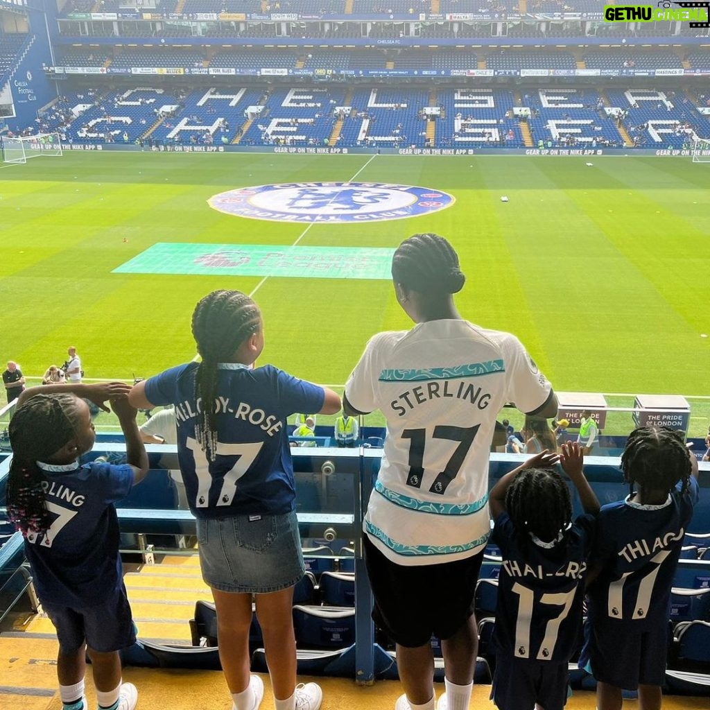 Raheem Sterling Instagram - Loving their new home Stamford Bridge