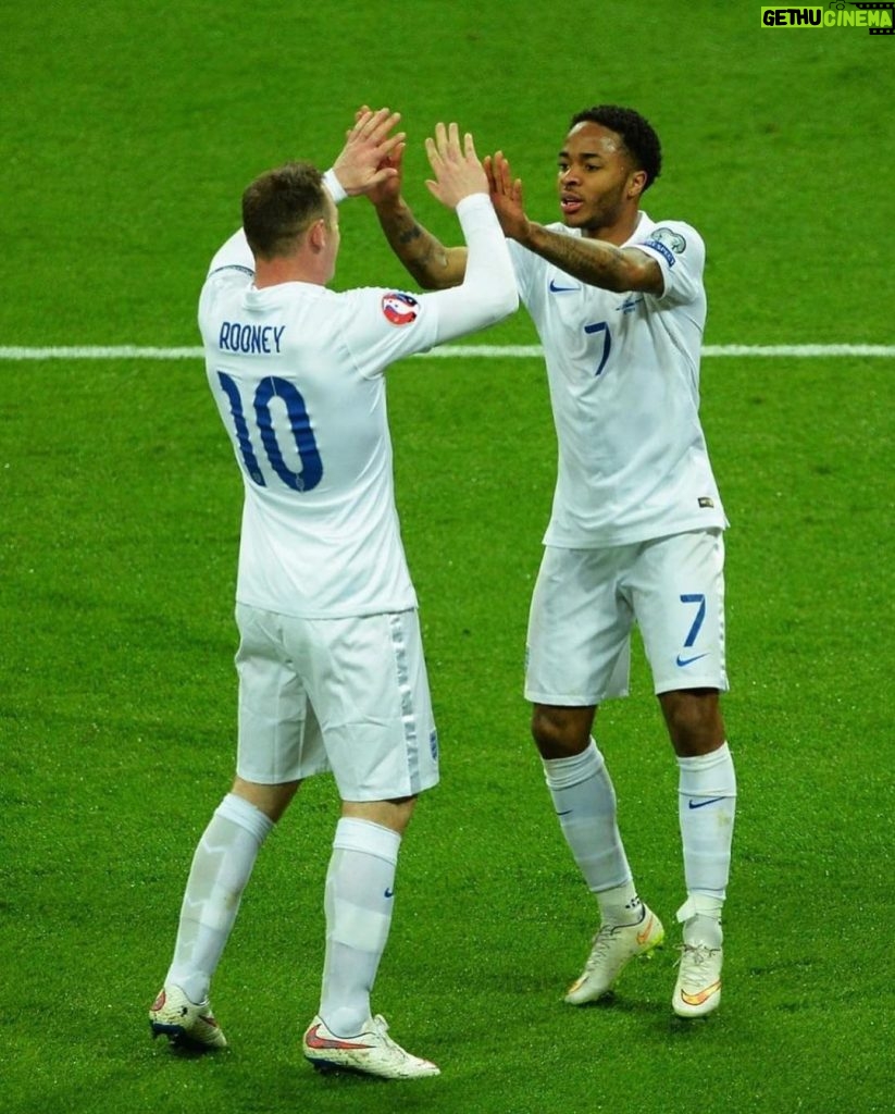 Raheem Sterling Instagram - Ten years ago on this very day, I made my debut for @england; something I’d dreamed about since I was a boy staring up at those Wembley arches from my back garden. Every muddy Sunday League match and gruelling training exercise led me to that moment, where I could stand up and proudly represent the Three Lions. Now here I am, ten years later, wearing number 10, heading into my third World Cup with the next generation of legends, and now it’s me holding the most caps...🤯 reality really can be crazier than dreams. The thing that stands out the most is our twelfth man: the fans. By our side with the energy and voice to lift us through every moment and power us up for every duel. I cannot wait to hit that stage again in an @england shirt 🏴󠁧󠁢󠁥󠁮󠁧󠁿🦁🦁🦁 Thank you everyone. Let’s go!!!!!!!