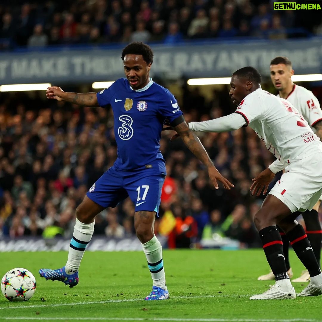 Raheem Sterling Instagram - Great team performance on a night we had to win 🔥 Stamford Bridge