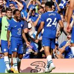 Raheem Sterling Instagram - Priceless feeling to score in front of you all and get 3 huge points 💙 Great performance from the boys Stamford Bridge