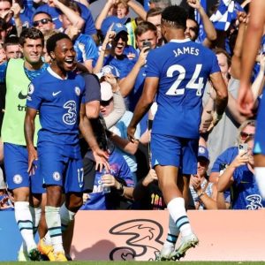 Raheem Sterling Instagram - Priceless feeling to score in front of you all and get 3 huge points 💙 Great performance from the boys