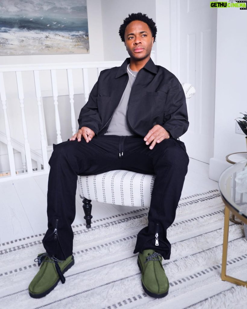 Raheem Sterling Instagram - Always fresh 📸👞 My latest @ClarksOriginals collaboration has restocked and is available now on the Clarks UK website