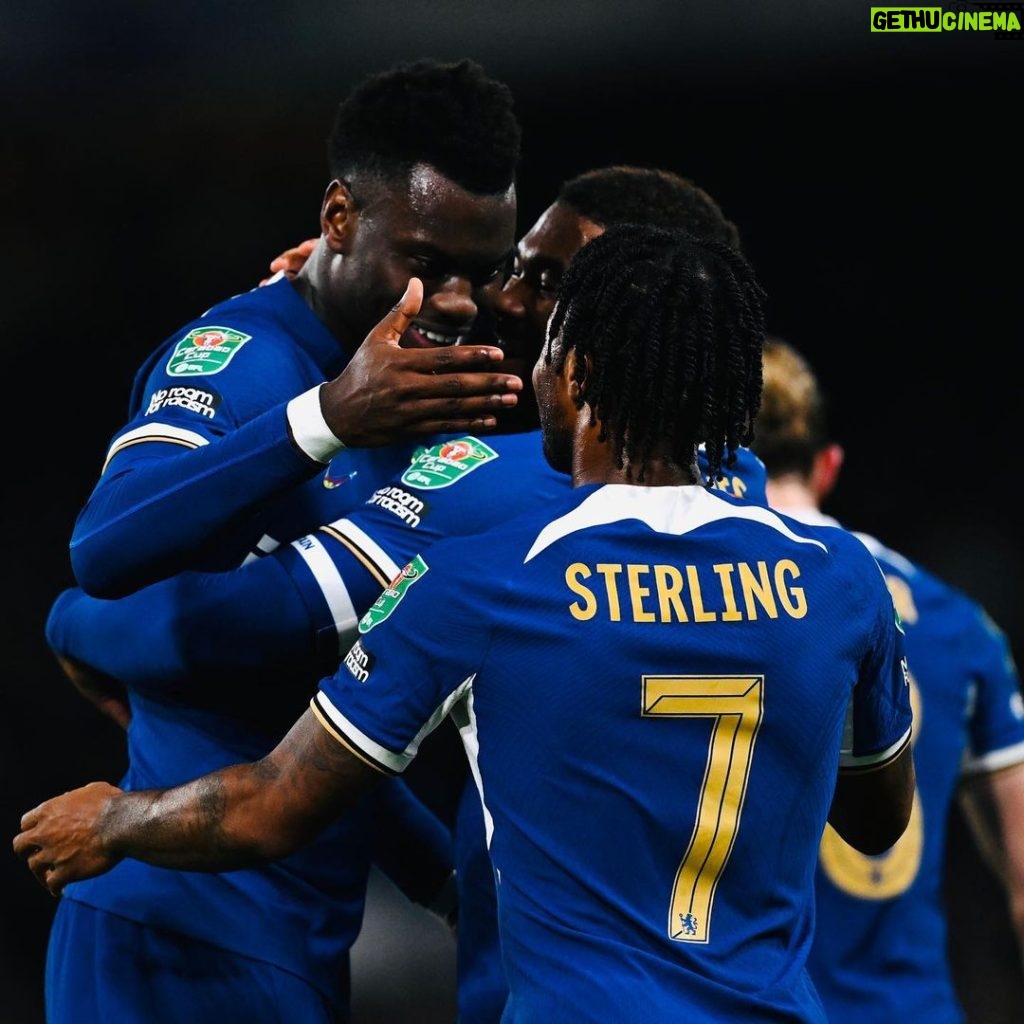 Raheem Sterling Instagram - Quarter Finals ✅🤟🏽 Stamford Bridge