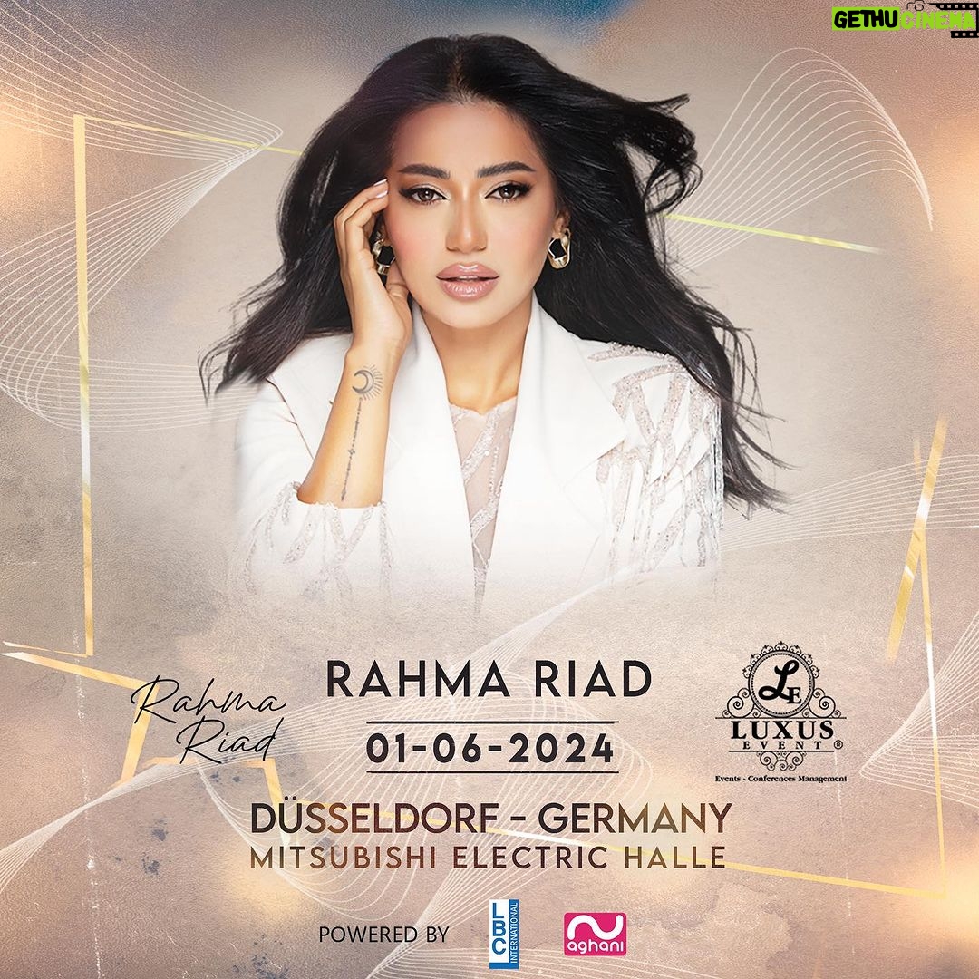 Rahma Riyad Instagram - لأول مرة بكل شوق راح التقي بيكم مع النجم ناصيف زيتون في ليلة مميزة، بتاريخ 01 يونيو 2024 في دوسلدورف، ألمانيا I am excited to see you all for the first time in a special night with Nassif Zeytoun on June 1, 2024 in Düsseldorf, Germany Tickets available at @luxuseventeu للحجز الرابط في البايو 🎫 #رحمة_رياض | #RahmaRiad