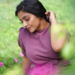 Rajisha Vijayan Instagram - Not to be taken until fallen 🌸 Outfit: @____dori______ Shot by: @jiksonphotography Styling: @styledbysmiji MUAH: @laxmi_saneesh Jewellery: @adonadiamonds Assist: @siraj_saleem_