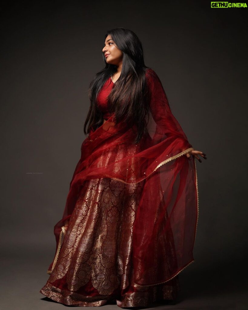 Rajisha Vijayan Instagram - Twirling to my favourite tunes ♥ Outfit: @ashwinimathoor_couture Shot by: @jiksonphotography