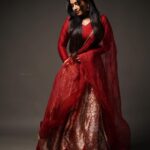 Rajisha Vijayan Instagram - Twirling to my favourite tunes ♥️ Outfit: @ashwinimathoor_couture Shot by: @jiksonphotography