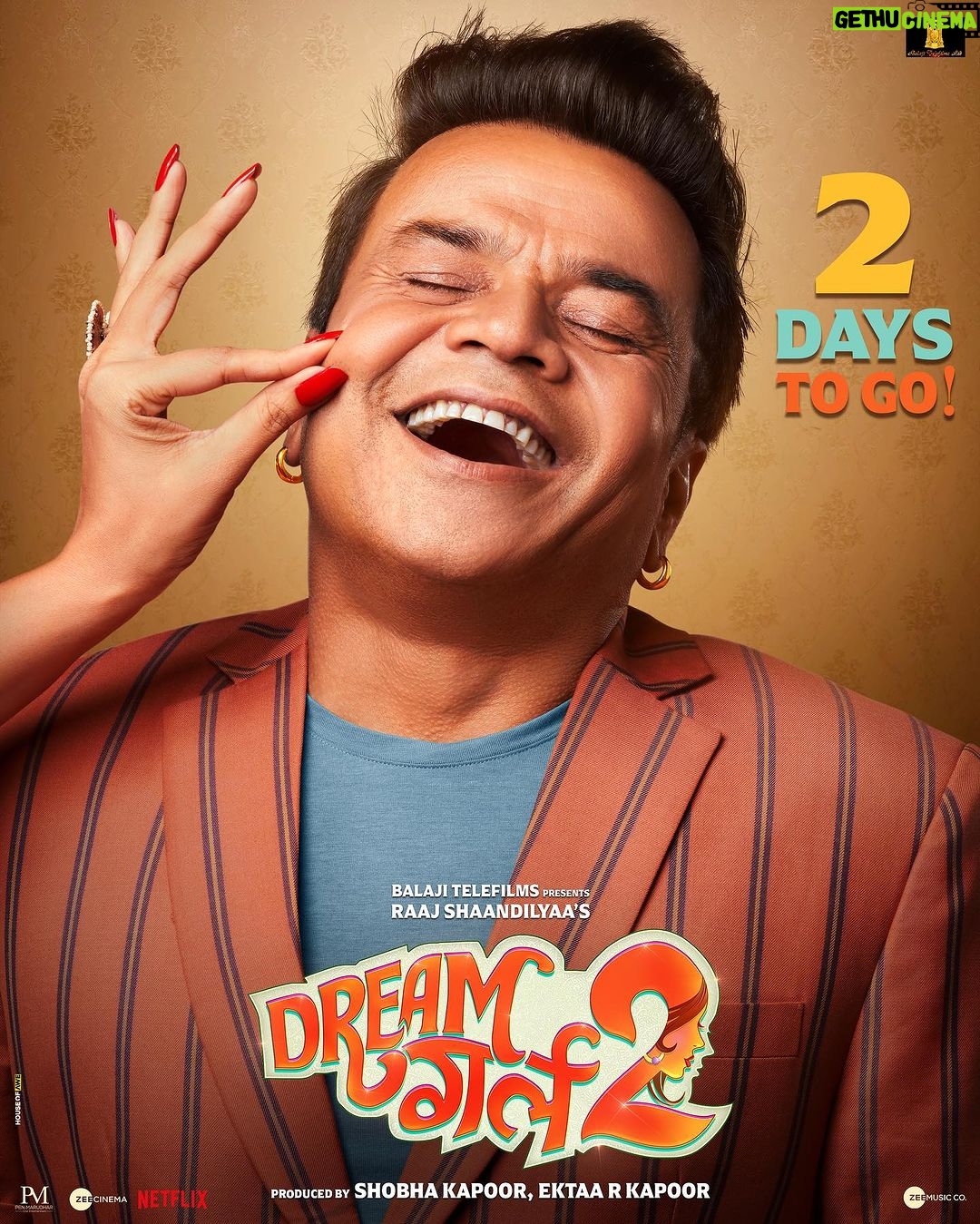 Rajpal Naurang Yadav Instagram - @pooja___dreamgirl se pyaar karna hai inka shauk, naam hai Shaukiya! ❤️😉 #2DaysToGo #DreamGirl2 Book Your Tickets Now! 🔗 - Link in bio #25AugustHogaMast In Cinemas on 25th August. @ayushmannk @ananyapanday @ektarkapoor @writerraj @shobha9168 @balajimotionpictures @gaurisathe @annukapoor @pareshrawalofficial @vijayraazofficial @nowitsabhi @rajpalofficial #GovardhanAsrani #ManojJoshi @seemabhargavapahwa @oyemanjot @anirudh_k_sharma @krishanurathore @nareshkathooria @zeemusiccompany