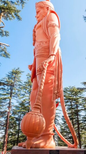 Rajpal Yadav Instagram - Shri Hanuman ji ke darshan, Jhaku Mandir, Shimla ! 

Jai Shri Ram ! 

#rajpalyadav #jaishriram #hanumanji #jhakumandir #shimla