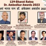 Rajpal Naurang Yadav Instagram - I am honoured to be presented with this recognition on the occasion of Buddha Poornima at the 13th Bharat Ratna Dr. Ambedkar Awards 2023 from Ram Nath Kovind ji. It was truly a memorable evening. Thank you to everyone for this honour. @presidentofindia14 #gratitude #rajpalyadav #bharatratnadrambedkaraward