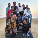 Rajpal Naurang Yadav Instagram – Enjoying the sunset post shoot in good company! 

#shootdiaries #rajpalyadav #rajasthan