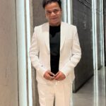 Rajpal Naurang Yadav Instagram - From last night in my favourite white! Styled by: @arjunkumar_offical Outfit by: @manishkumar330_ #rajpalyadav #nightout