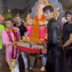 Rajpal Naurang Yadav Instagram - Visarjan 2023 ♥️ Ganpati Bappa Morya 🙏🏼 #Muchhal’s