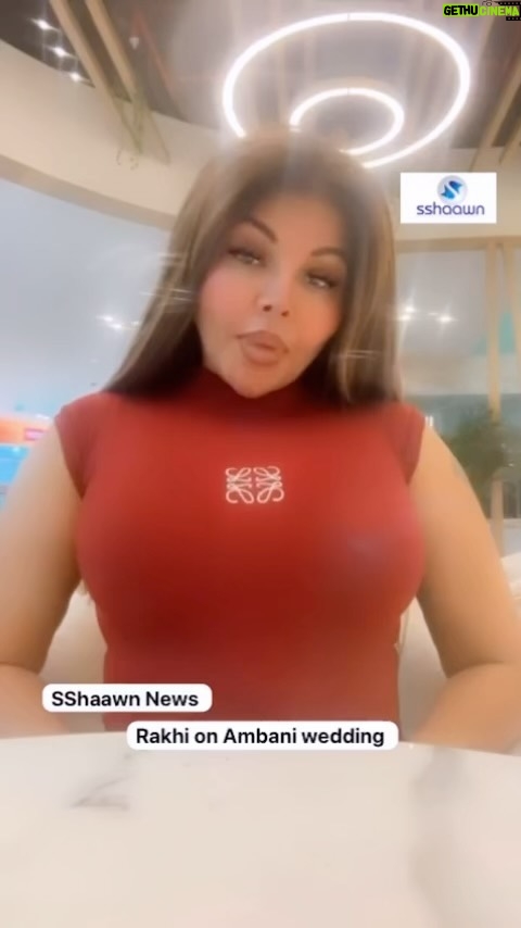 Rakhi Sawant Instagram - Hahah! Rakhi has a special and funny message and we can’t control our laugh. Comment down your favourite line. #ambani #ambaniwedding