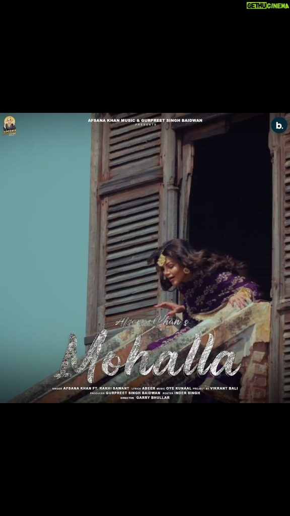 Rakhi Sawant Instagram - “🎶 The wait is over! Let the rhythm take you on a journey. Mohalla Is all yours.🌟 @itsafsanakhan 💫 Featuring @rakhisawant2511 @guritoorofficial Music @oyekunaal6 Lyrics by yours @abeerofficiall Project by @vikrant_bali_ Producer @gurpreetbaidwan01 Video @garrybhullarfilms Label @afsanakhanmusic Chandigarh, India