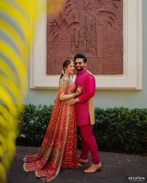 Rakul Preet Singh Instagram - Adding colour to my life ❤️ #mehnditerenaamki 

Thankyouuuuu @arpita__mehta for designing the most beautiful outfit reviving phulkari and adding your magic to it ❤️ Thankyou @kunalrawaldstress for capturing the mood of the occasion so well through your outfit . Couldn’t have asked for better ❤️