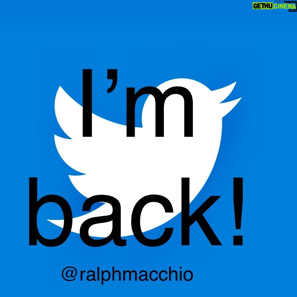 Ralph Macchio Instagram - After almost 3 weeks of red-tape and account hacking, my Twitter page @ralphmacchio has now been restored! It wasn’t easy but I am back at the wheel. Thanks for your patience and looking forward to seeing you over there when you visit!!