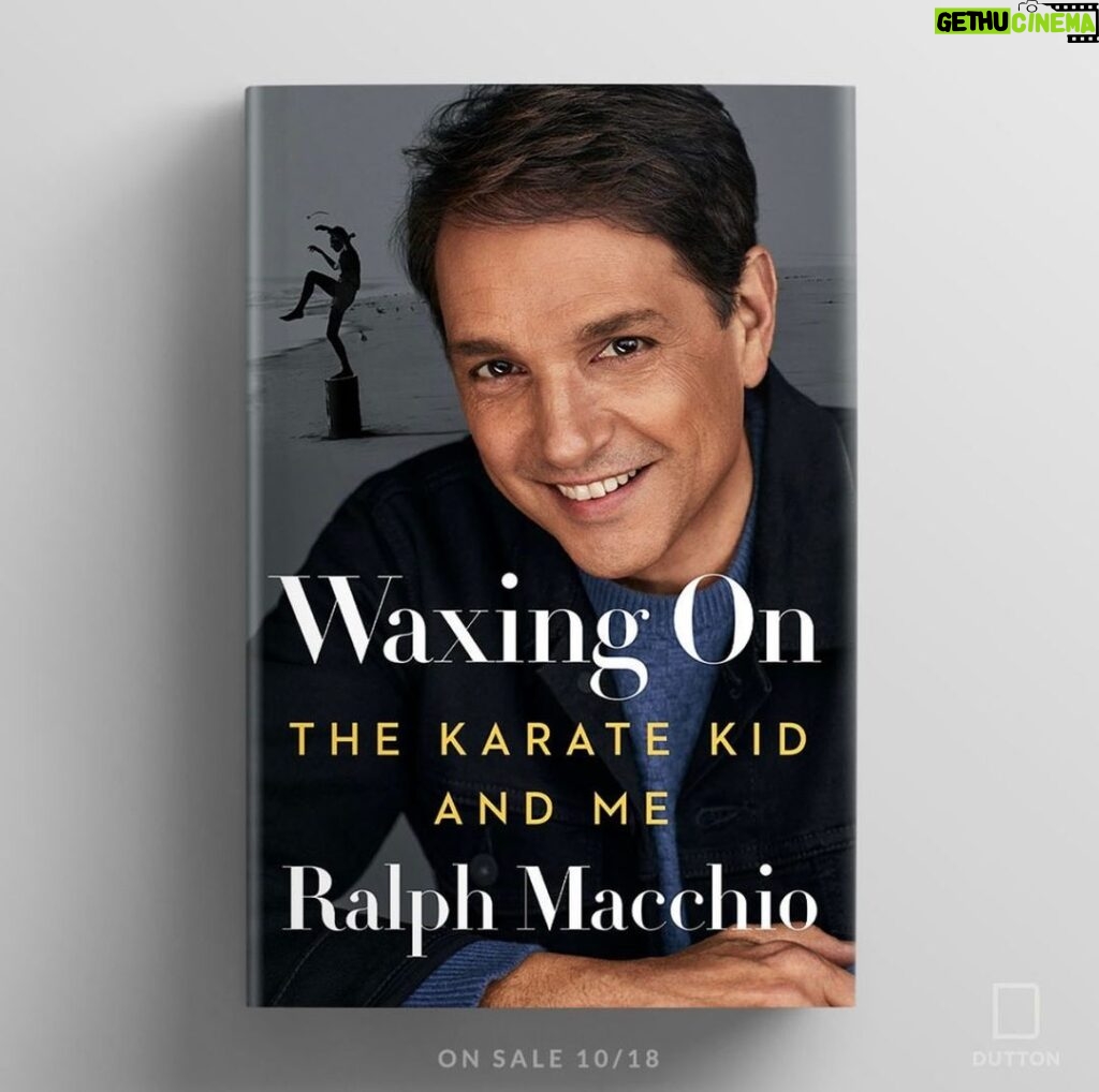 Ralph Macchio Instagram - Coming October 18th!!A celebratory look back at the legacy of “The Karate Kid” in film, pop culture and my life. Ultimately, with Waxing On, I wanted to tell my story from the unique perspective of walking in these shoes for close to 40 years now. Daniel LaRusso has become such a fixture of pop-culture and The Karate Kid film has continued to inspire on a human level ever since its debut in 1984. I sought to celebrate all that it has given to me. I wrote the lion's share of the book in between shooting days on Seasons 4 and 5 of the Cobra Kai series. It was quite an emotional journey diving into the memories and experiences of getting the role and the making of the original film; my relationships with the extraordinary filmmakers and castmates. The magic of Mr. Miyagi.  I segue into the humbling afterlife of the late 80’s and 90’s with humor and honesty, zeroing in on a few do-over's I might have wished I'd had. Touching on the theories and debates from the original film that play into the huge success of the current Cobra Kai series was enjoyable to tackle in the writing process. Finally, I delve into the lessons I have taken with me from this amazing voyage that continue to affect my life and inspire me to this day. The Karate Kid has remained relevant for decades. It has been the gift that keeps on giving. With Waxing On, I get to share my perspective on all of it.