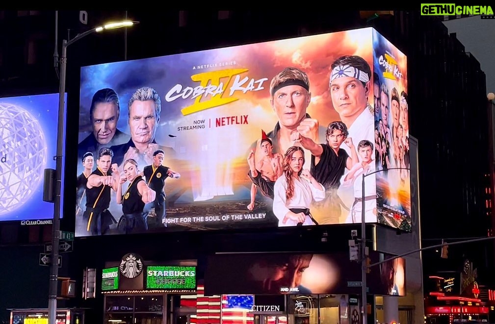 Ralph Macchio Instagram - Times Square NYC!!