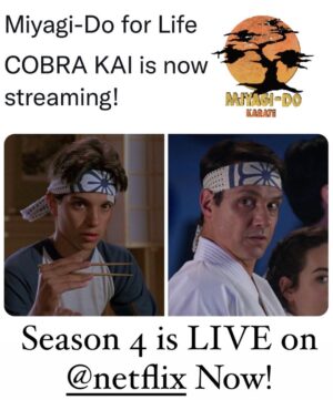 Ralph Macchio Instagram - Have at it!! Enjoy the ride!
🥋🌳🥂