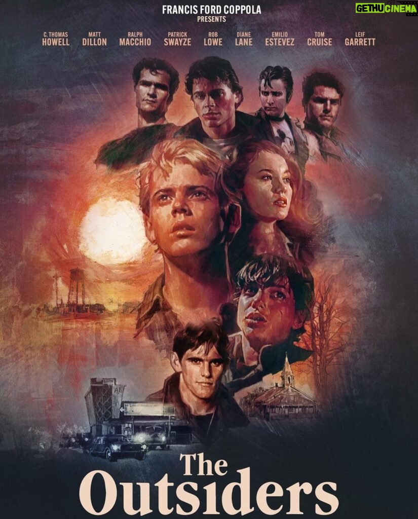 Ralph Macchio Instagram - IN THEATRES TODAY!! The Outsiders: The Complete Novel returns to the big screen September 24, restored in 4K. Get your tickets at Fandango.com! A special chance to see this extended version on the BIG SCREEN remastered with opening comments from Francis Ford Coppola! Enjoy this opportunity!! #StayGold