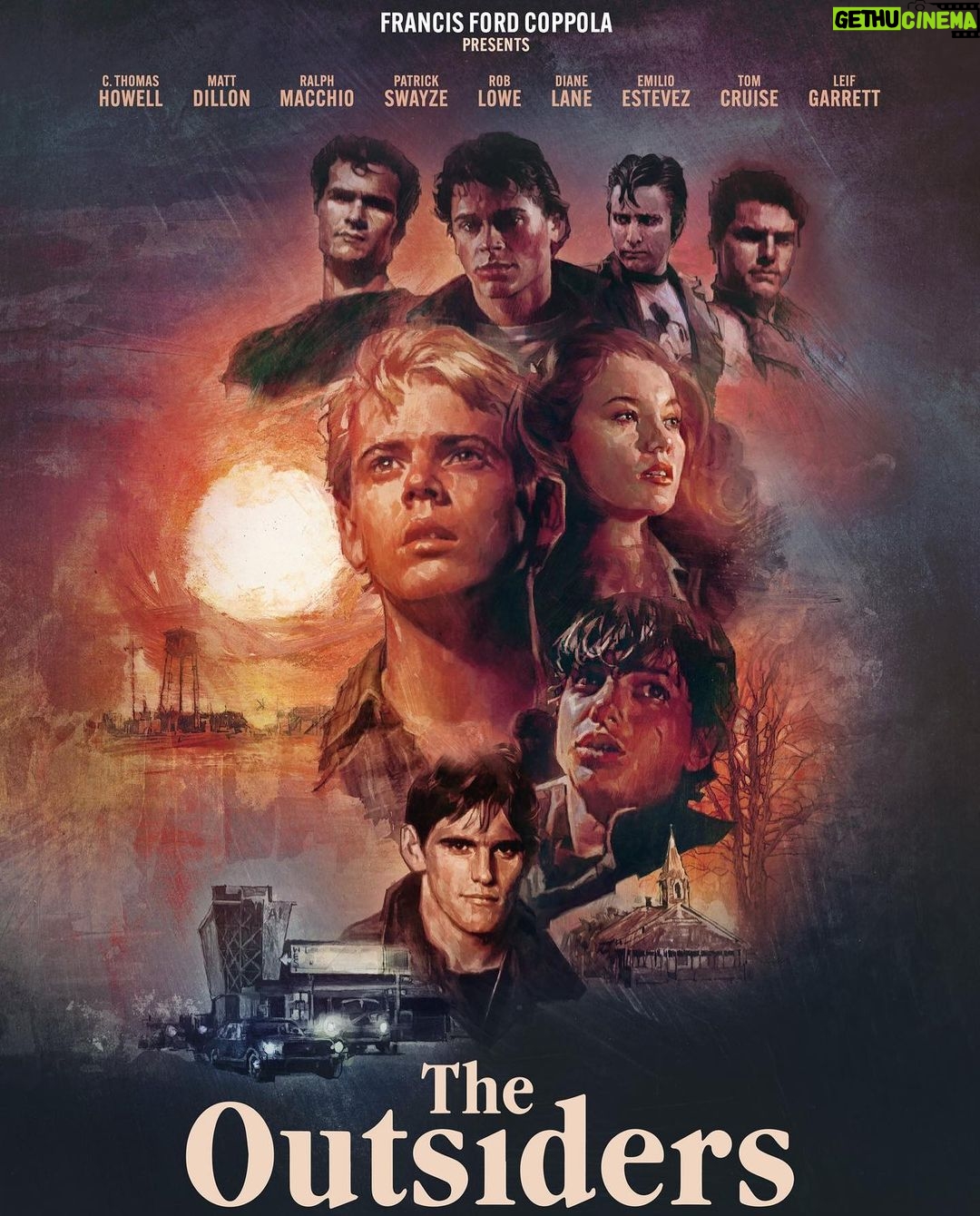 Ralph Macchio - 166.4K Likes - IN THEATRES TODAY!! The Outsiders: The Complete Novel returns to the big screen September 24, restored in 4K. Get your tickets at Fandango.com!
A special chance to see this extended version on the BIG SCREEN remastered with opening comments from Francis Ford Coppola! Enjoy this opportunity!! #StayGold