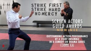 Ralph Macchio Instagram - #sagawards nomination @cobrakaiseries Outstanding Stunt Ensemble! #netflix