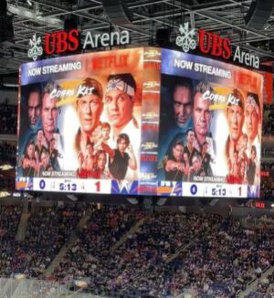 Ralph Macchio Instagram - Thanks to @ny_islanders and @netflix for a great day at @ubsarena #crosspromotion #CKS4 #isles @cobrakaiseries