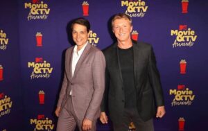 Ralph Macchio Instagram - Great times with @william_zabka presenting at the @mtv Movie and TV Awards! @cobrakaiseries @netflix #karatekid