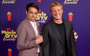 Ralph Macchio Instagram - Great times with @william_zabka presenting at the @mtv Movie and TV Awards! @cobrakaiseries @netflix #karatekid