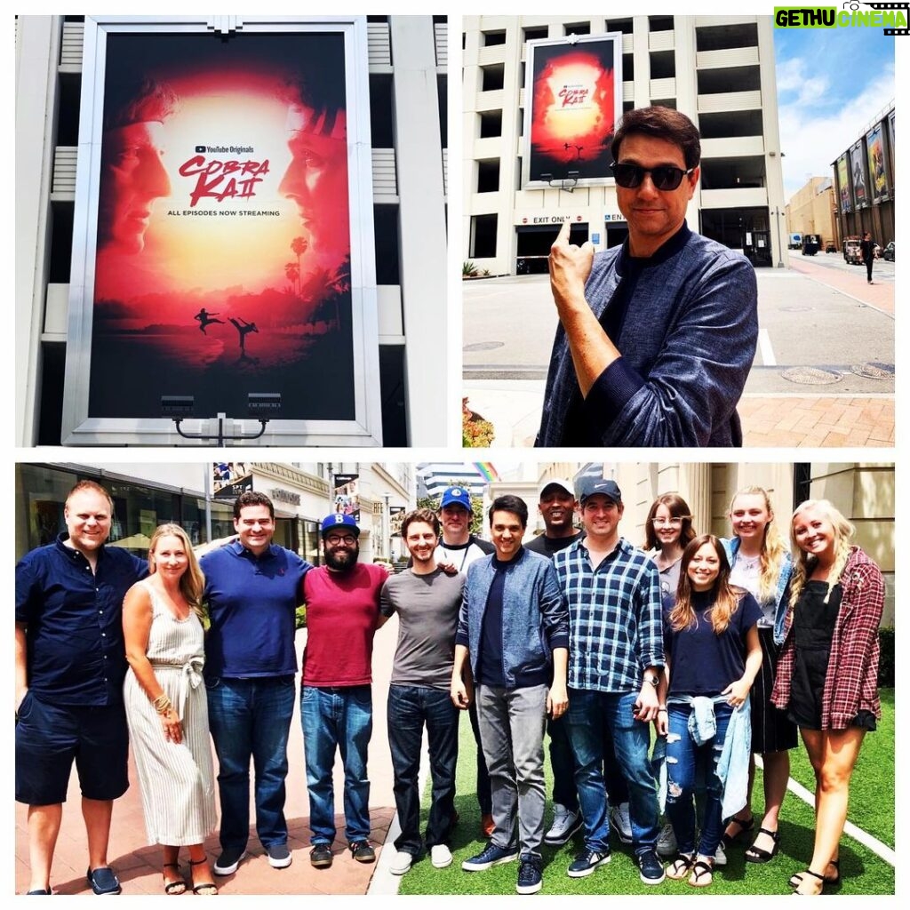 Ralph Macchio Instagram - Great day on the Sony lot visiting with the spectacular Cobra Kai writing staff! These brilliant scribes (and friends) are deep into crafting another amazing season for us all! Truly, the best ______!!! 🥋