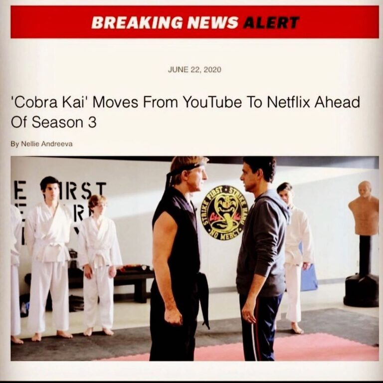 Ralph Macchio Instagram - BIG NEWS!! #CobraKai New Home is #netflix !!! for more details check link in my bio