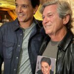 Ralph Macchio Instagram - Icing on the cake! The Karate Kid screenwriter Robert Kamen surprises me and stops by book signing afterparty at @hiddenlanenyc to toast the official release day of #WaxingOn 📖 The legacy continues from where it all began!🥋❤️